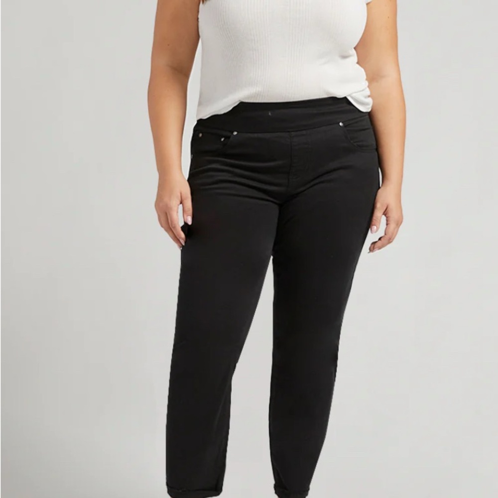 Jag Jeans Amelia Black Mid Rise Slim Ankle